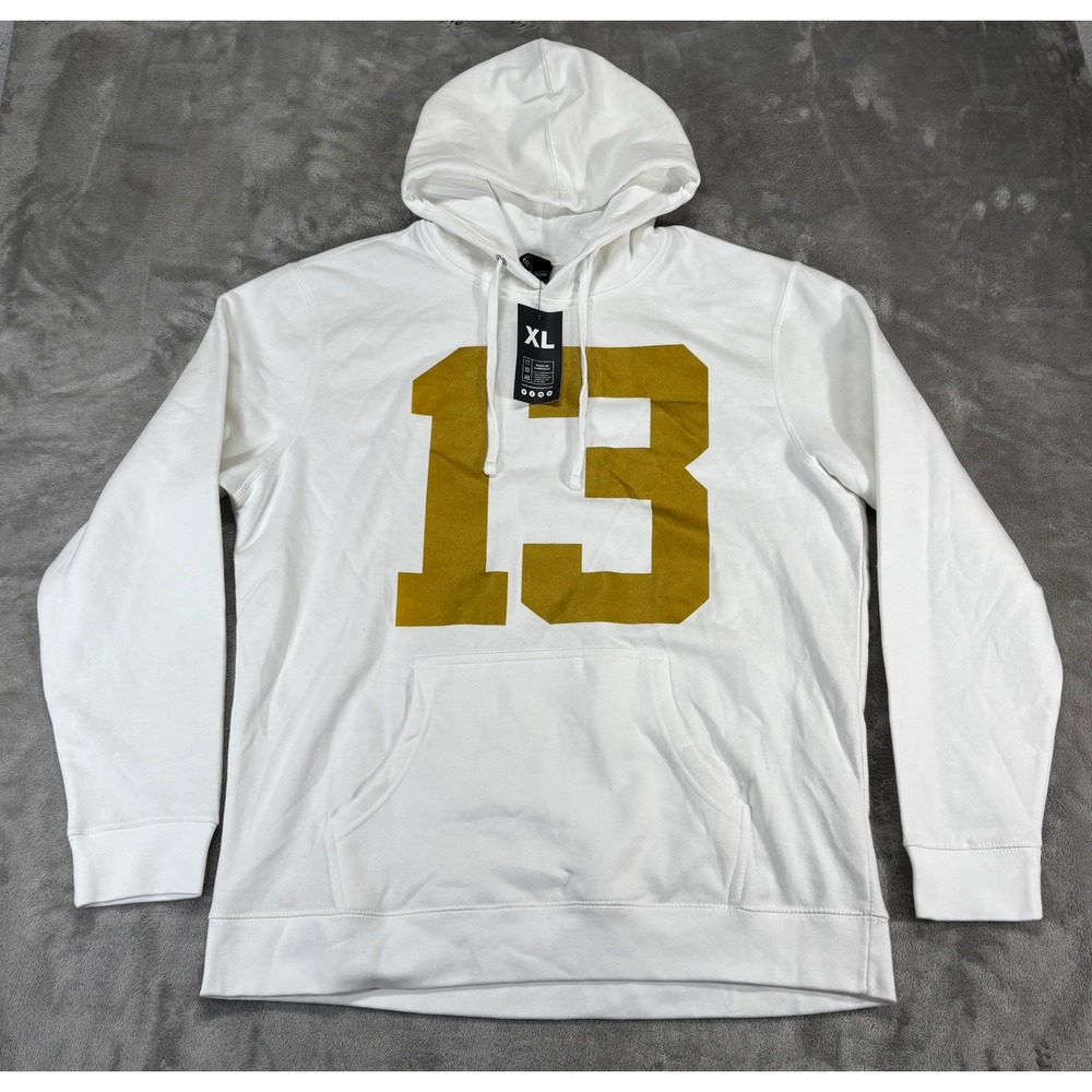 New District Hoodie VIT Mens XL Gold 13 Graphic Sarah Schwartz Pullover Fleece